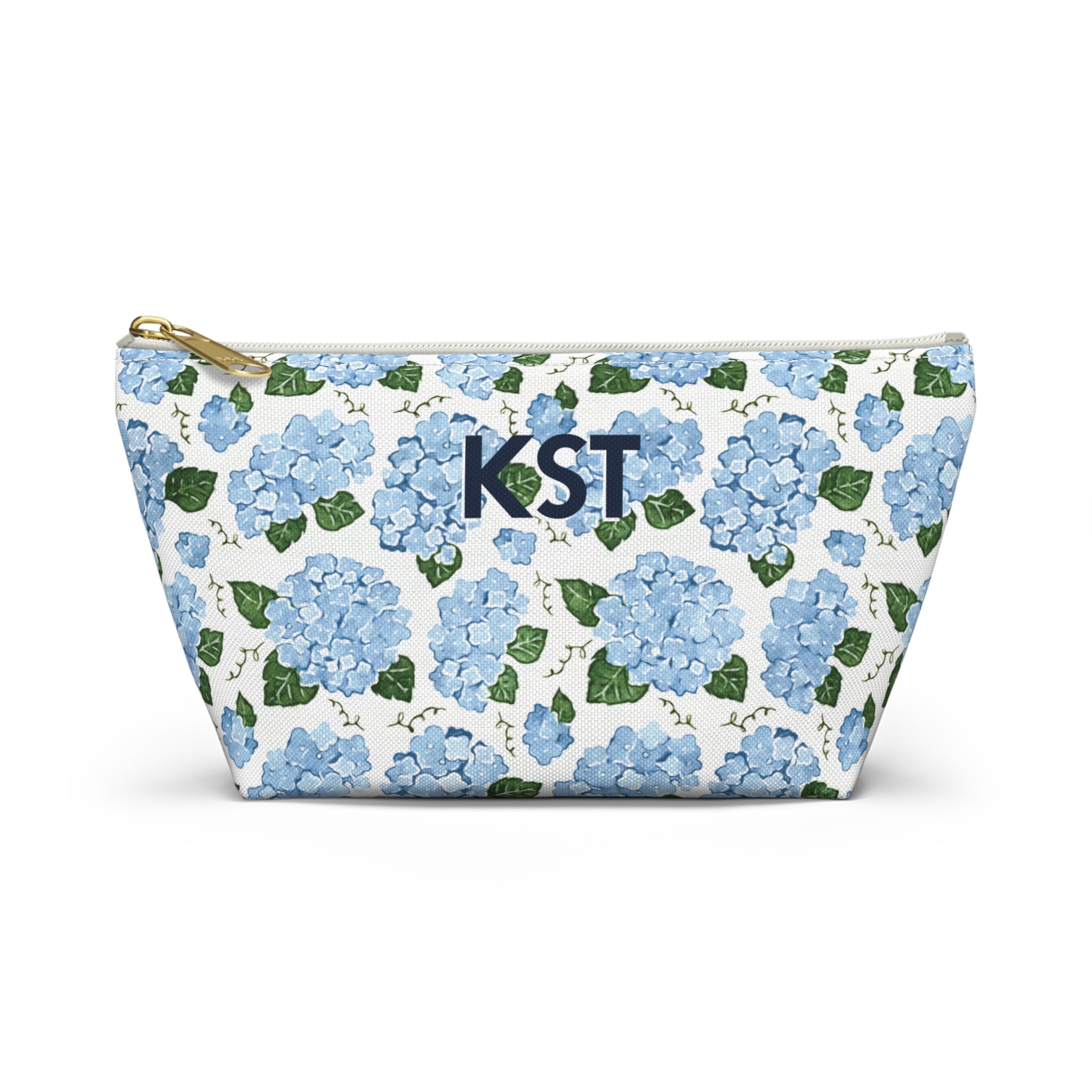 Hydrangea Floral Travel Accessory Pouch