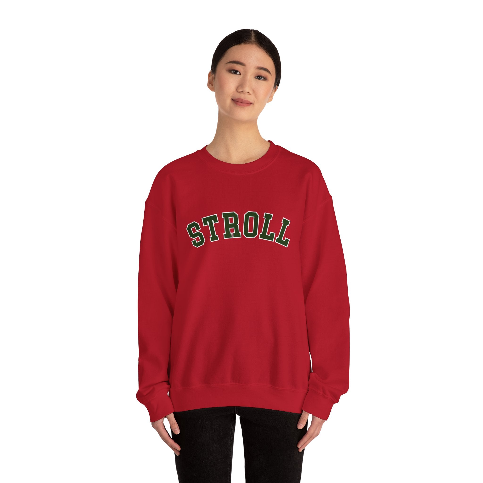 Nantucket Stroll Crewneck Sweatshirt – Radiant Red