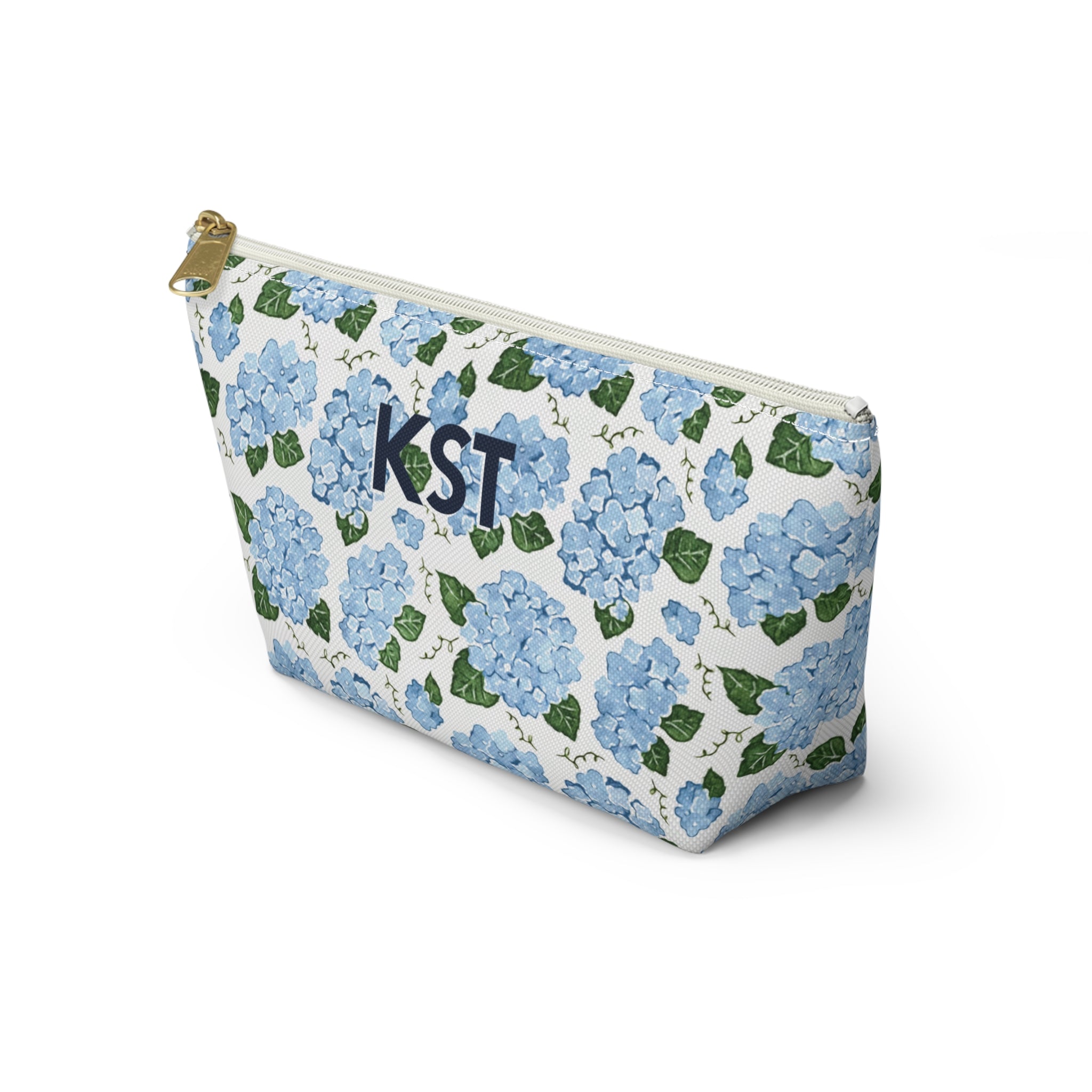 Hydrangea Floral Travel Accessory Pouch