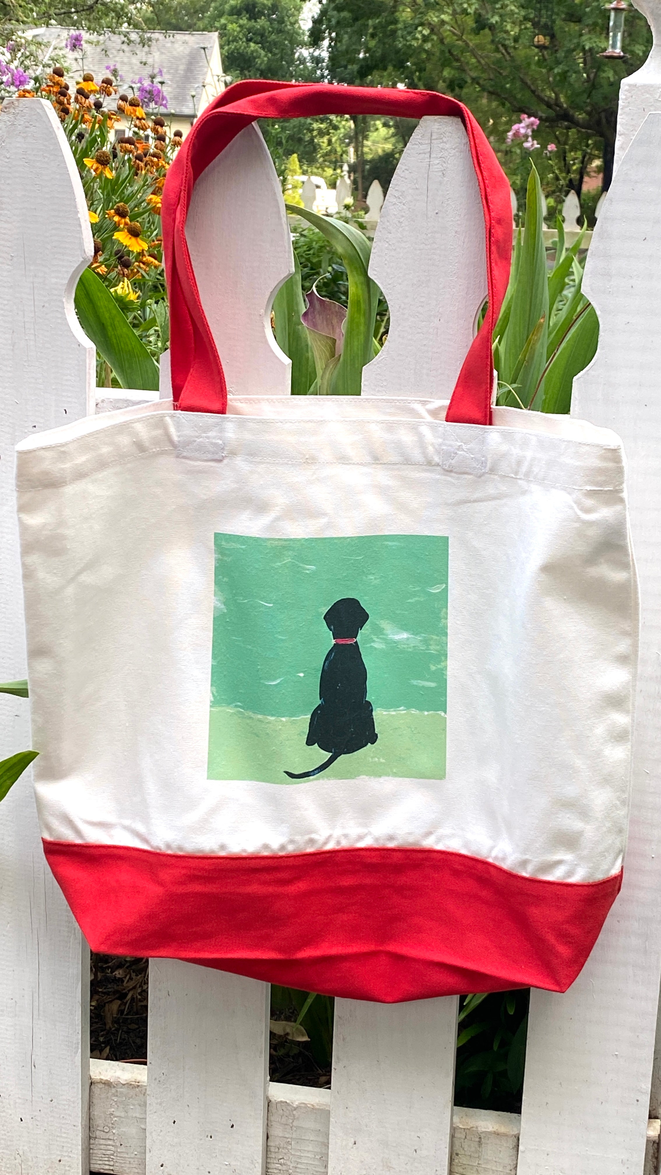 Lemondaisy Red Tote Bag