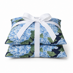 Hydrangea Bloom Patio Pillows | Midnight