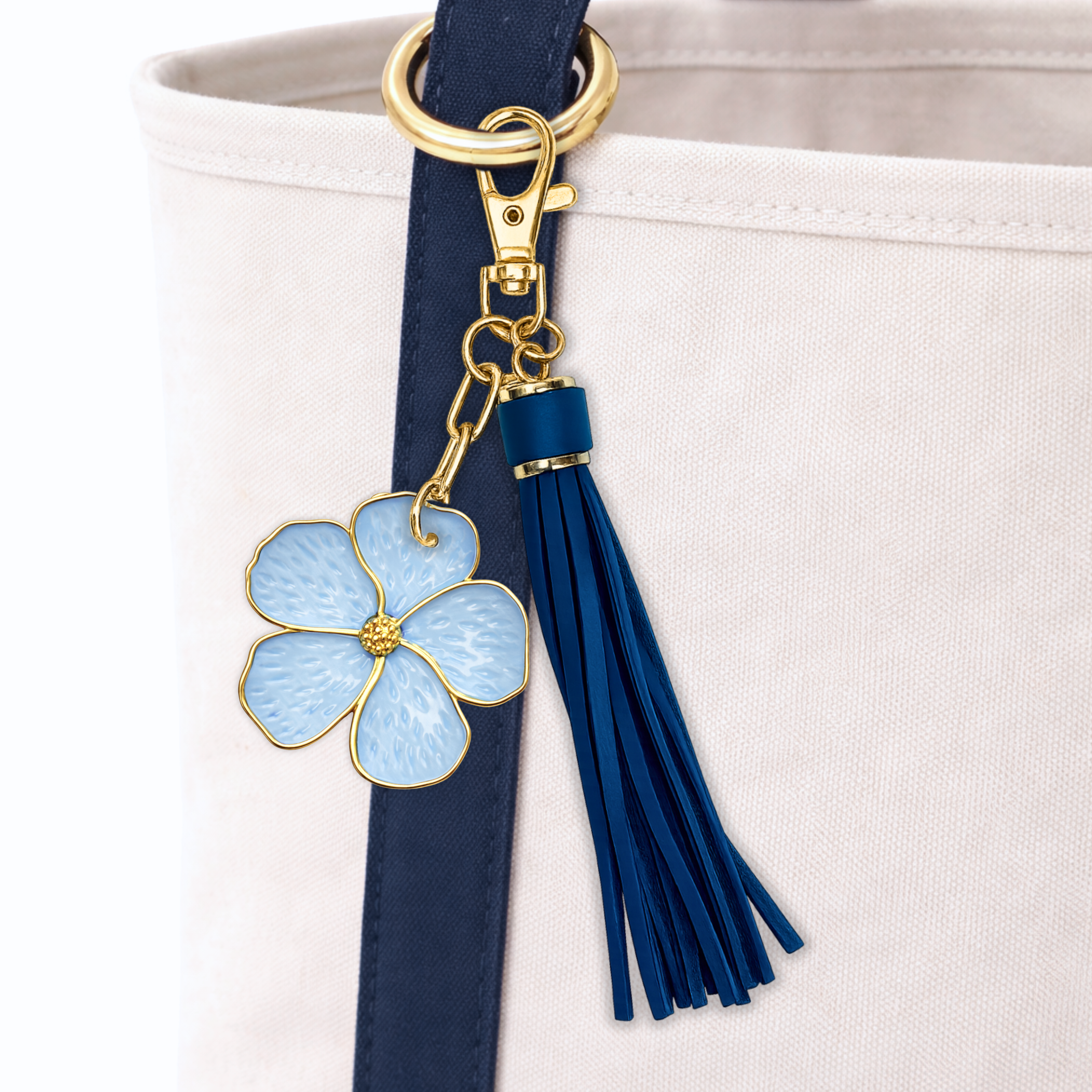 Signature Hydrangea Bloom Bag Charm