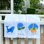 Blue Hydrangea Tea Towel