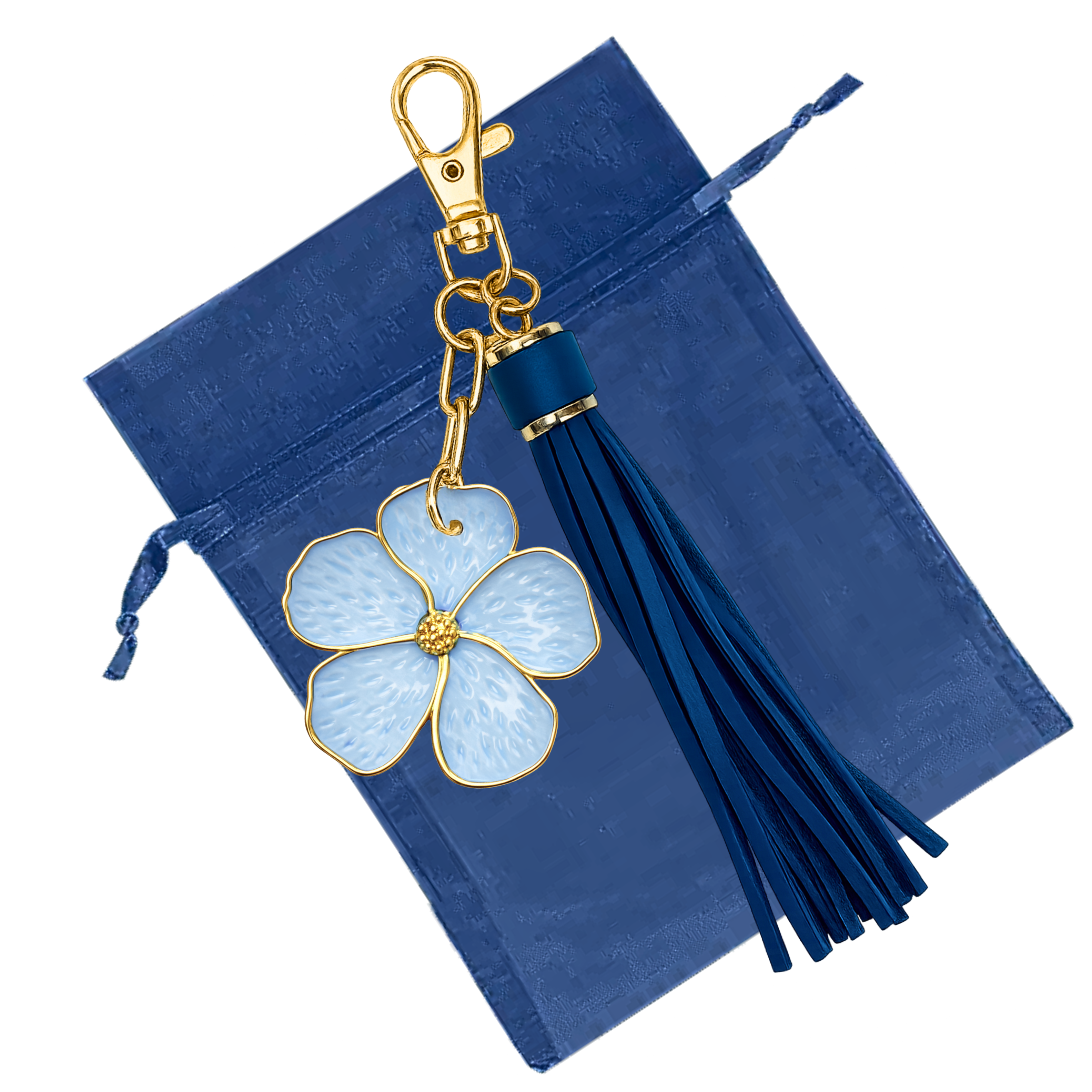 Signature Hydrangea Bloom Bag Charm