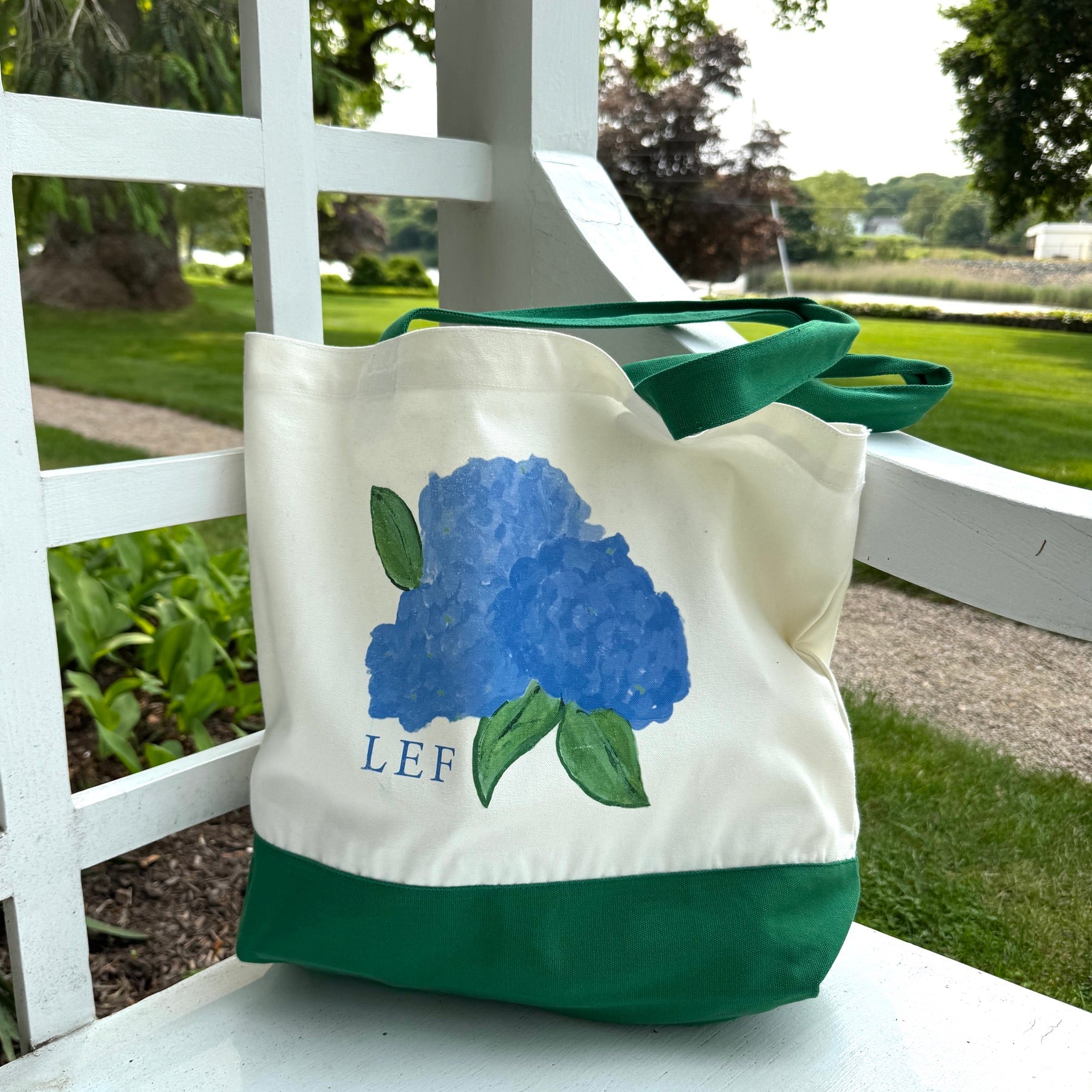 Lemondaisy Green Tote Bag