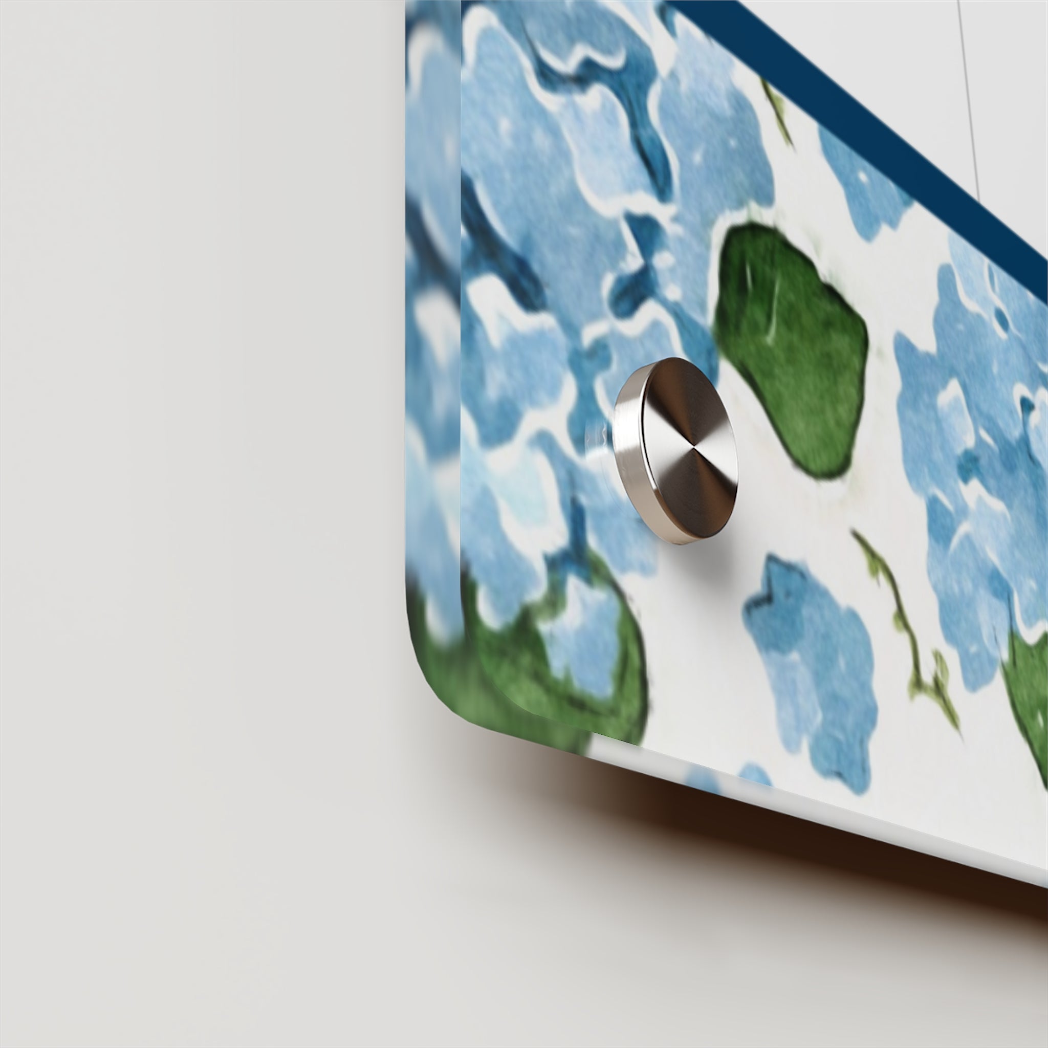 Personalized Acrylic Wall Calendar | Hydrangea