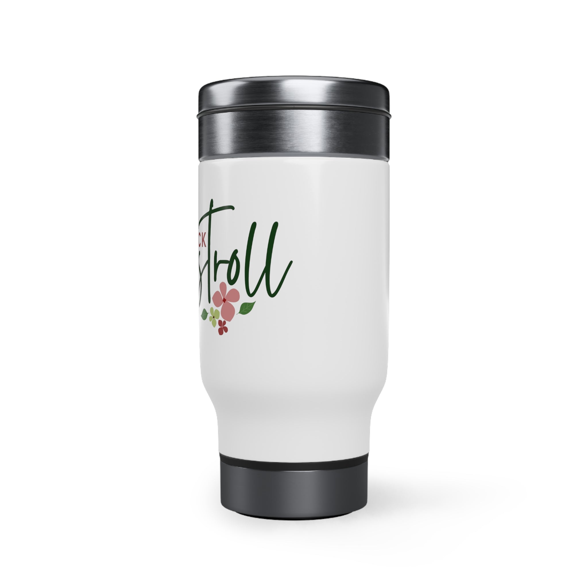 Stainless Steel Travel Mug with Handle, 14oz
