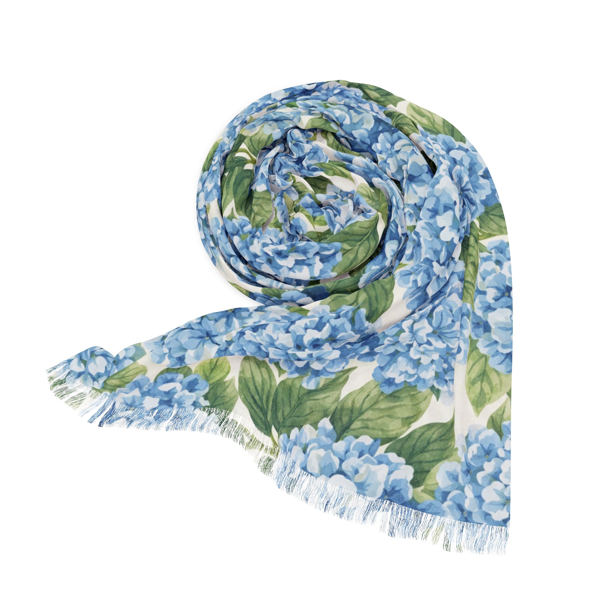 Hydrangea Blue Light Scarf/Wrap