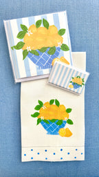 Blue Bowl of Lemons Note Card Set