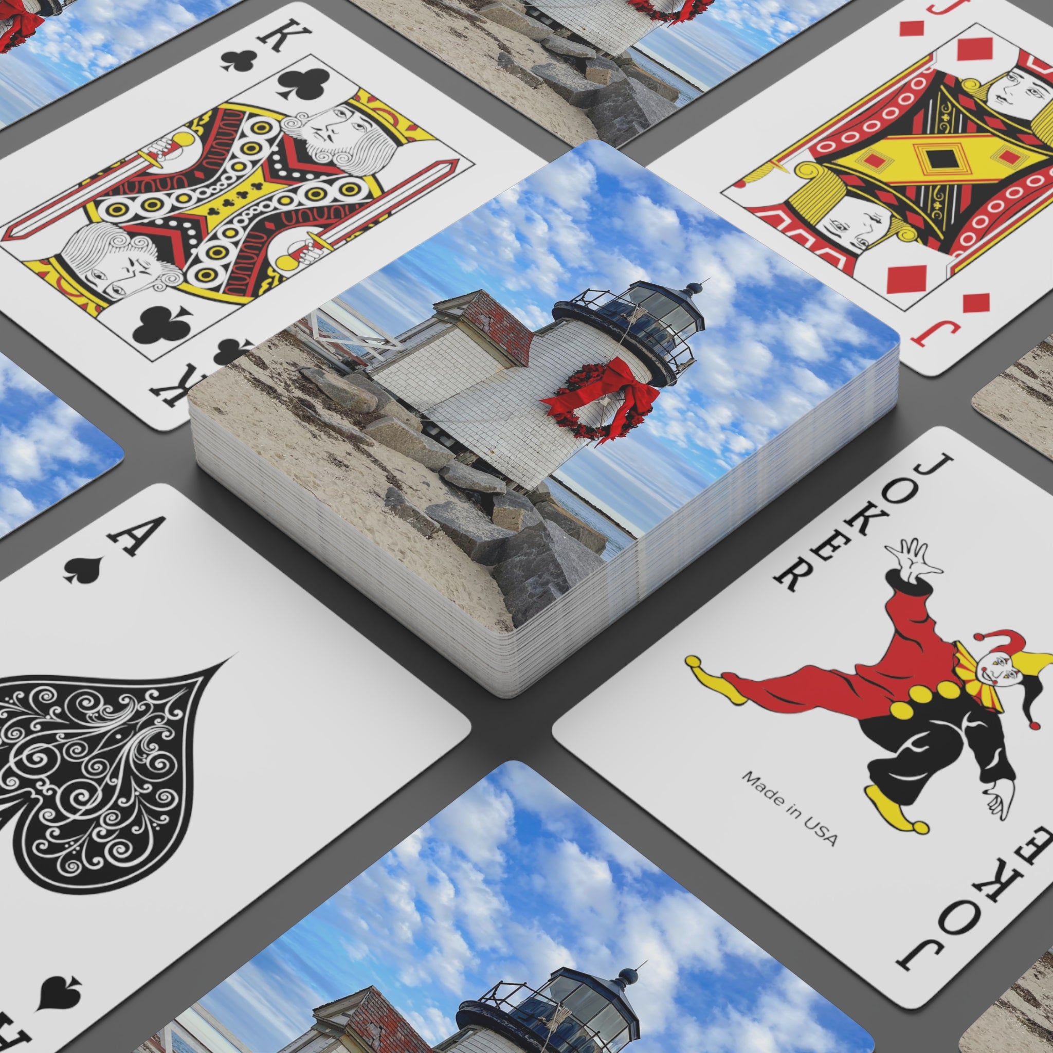 Nantucket Stroll Playing Cards