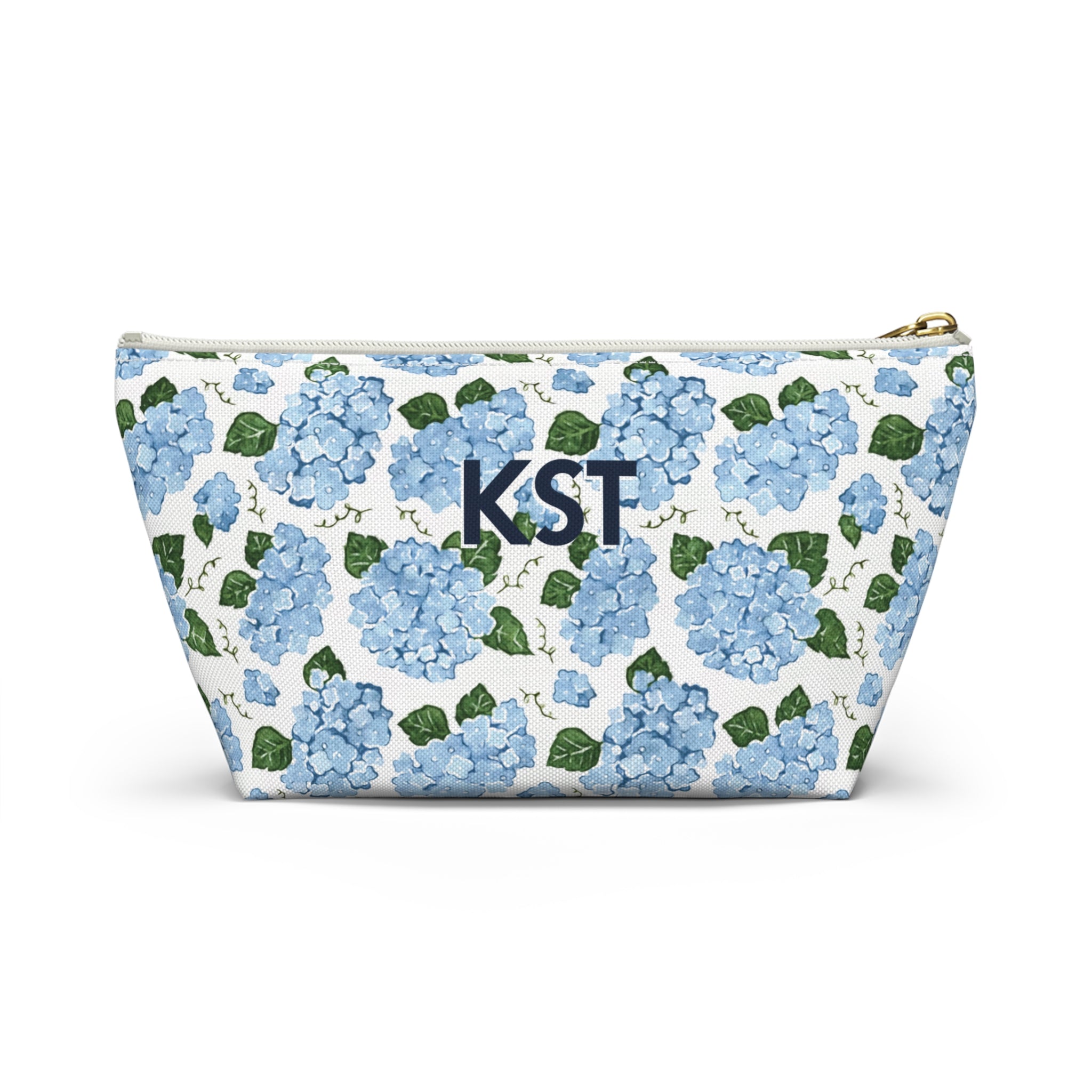 Hydrangea Floral Travel Accessory Pouch