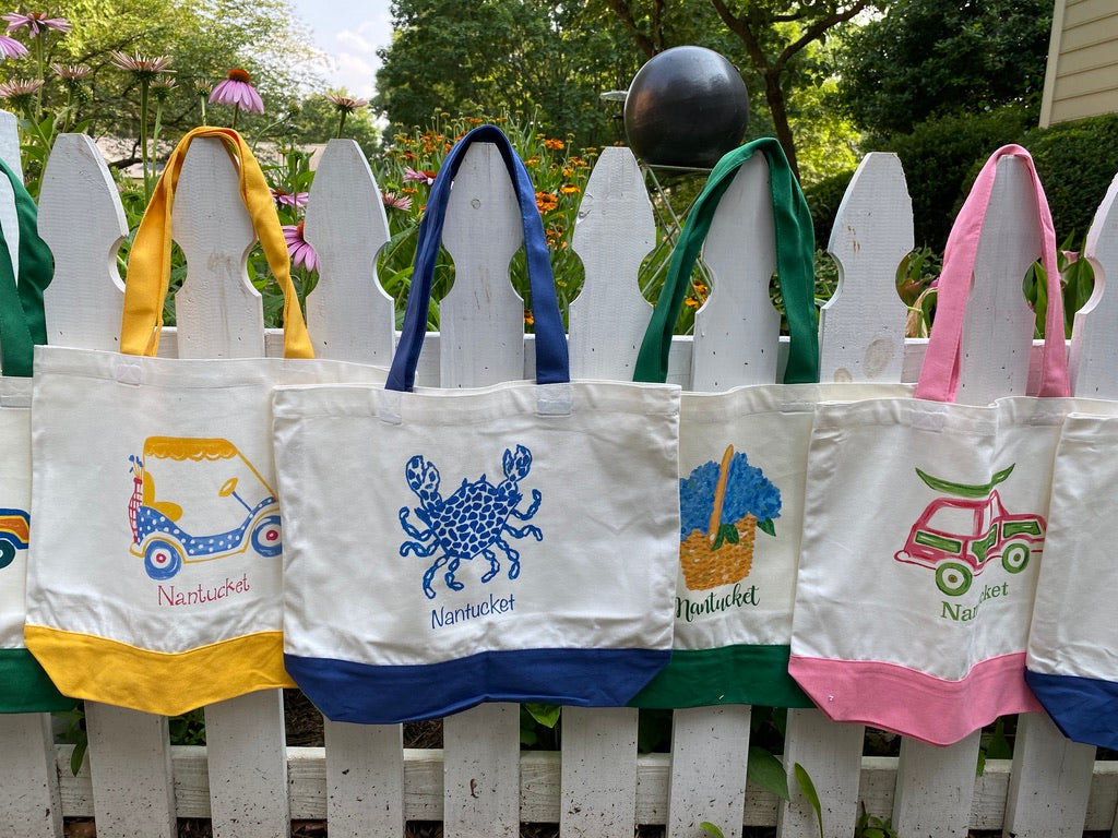 Lemondaisy Green Tote Bag