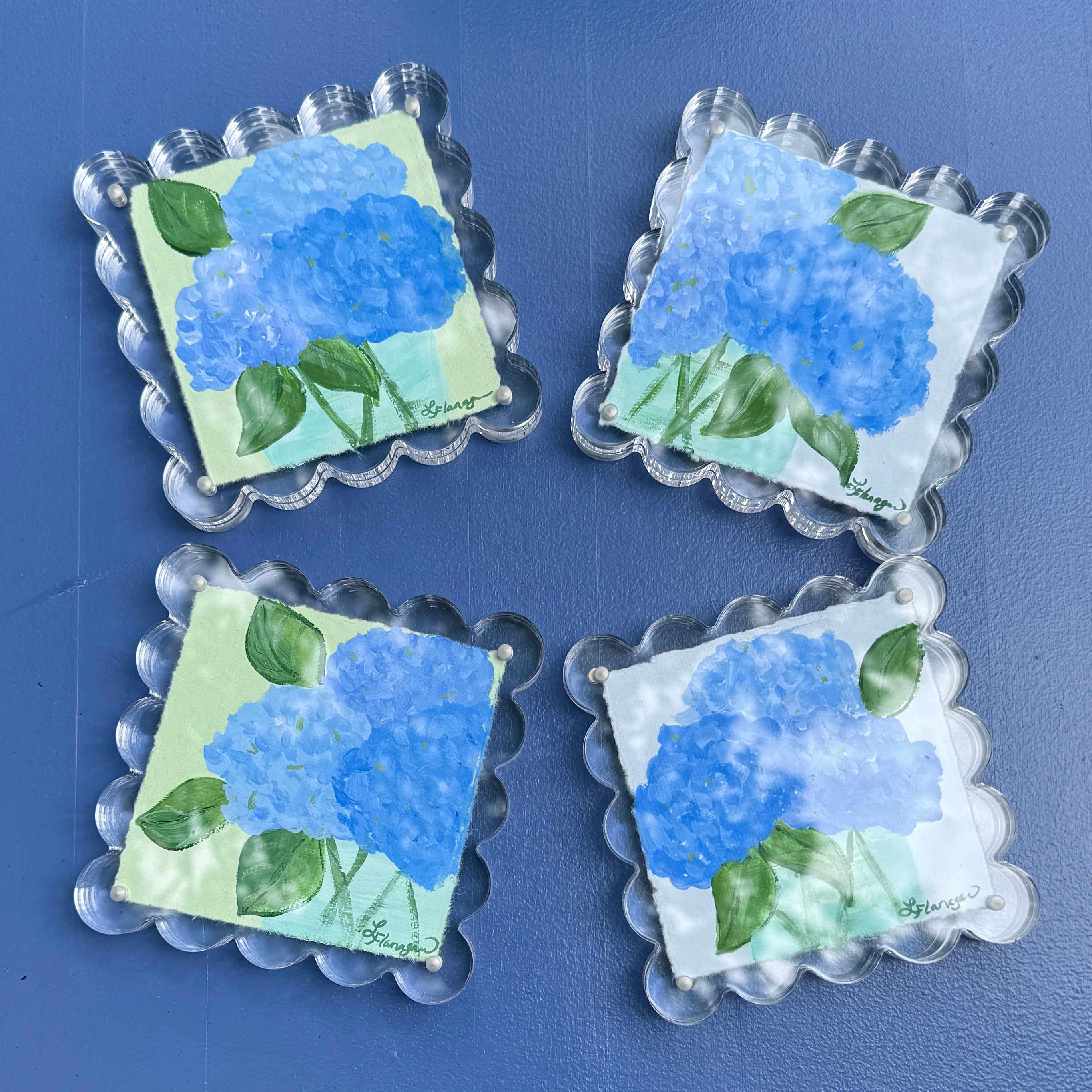 Hydrangeas on Paper