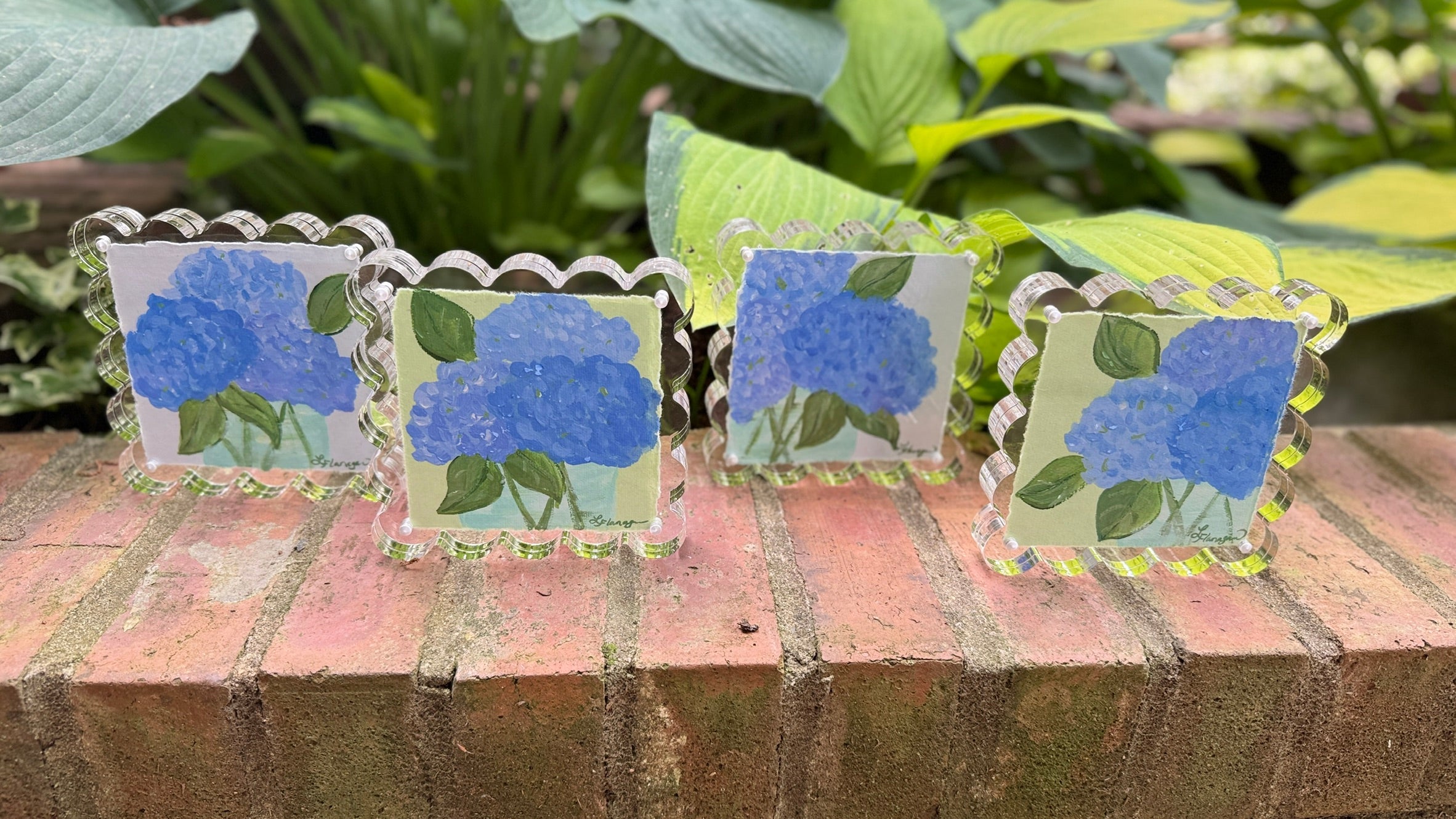 Hydrangeas on Paper