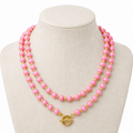 Coastal Strand Necklace | Double - Shell Pink