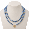 Coastal Strand Necklace | Double - Harbor Blue