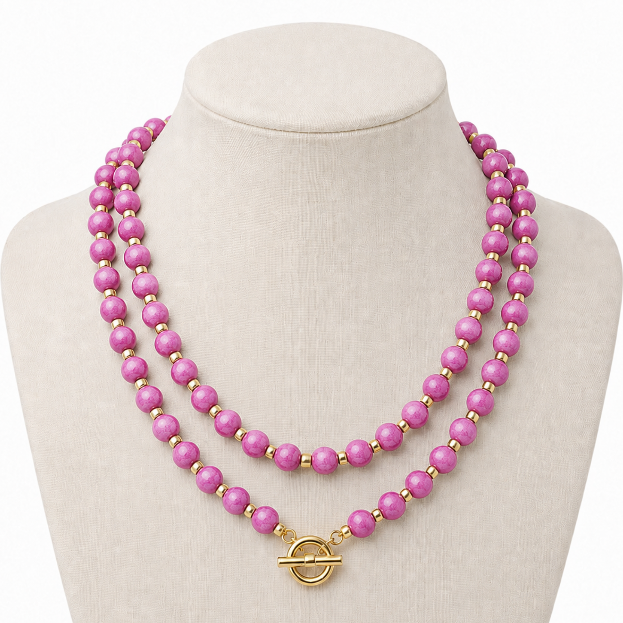 Coastal Strand Necklace | Double - Wisteria