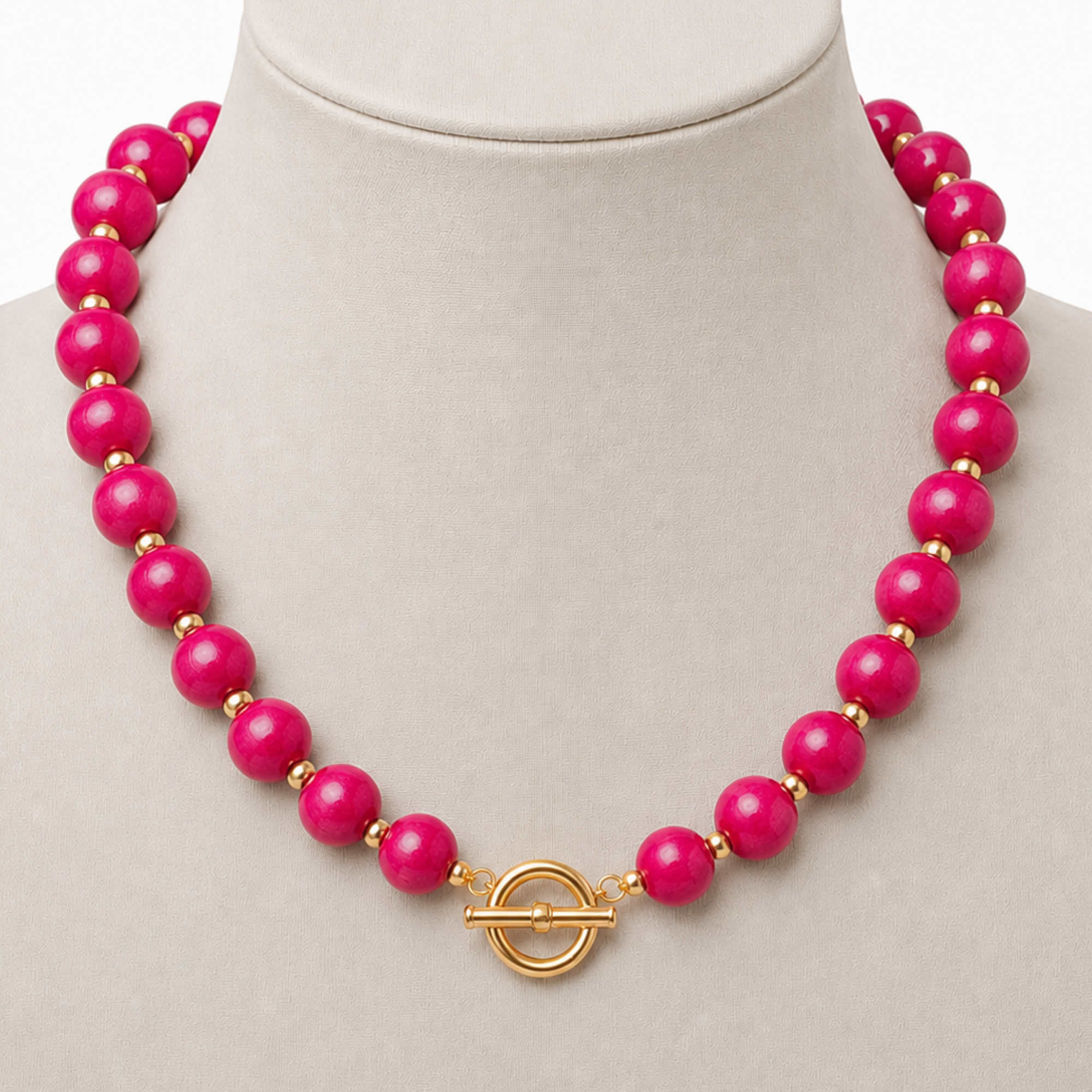 Coastal Strand Necklace | Single - Sconset Pink