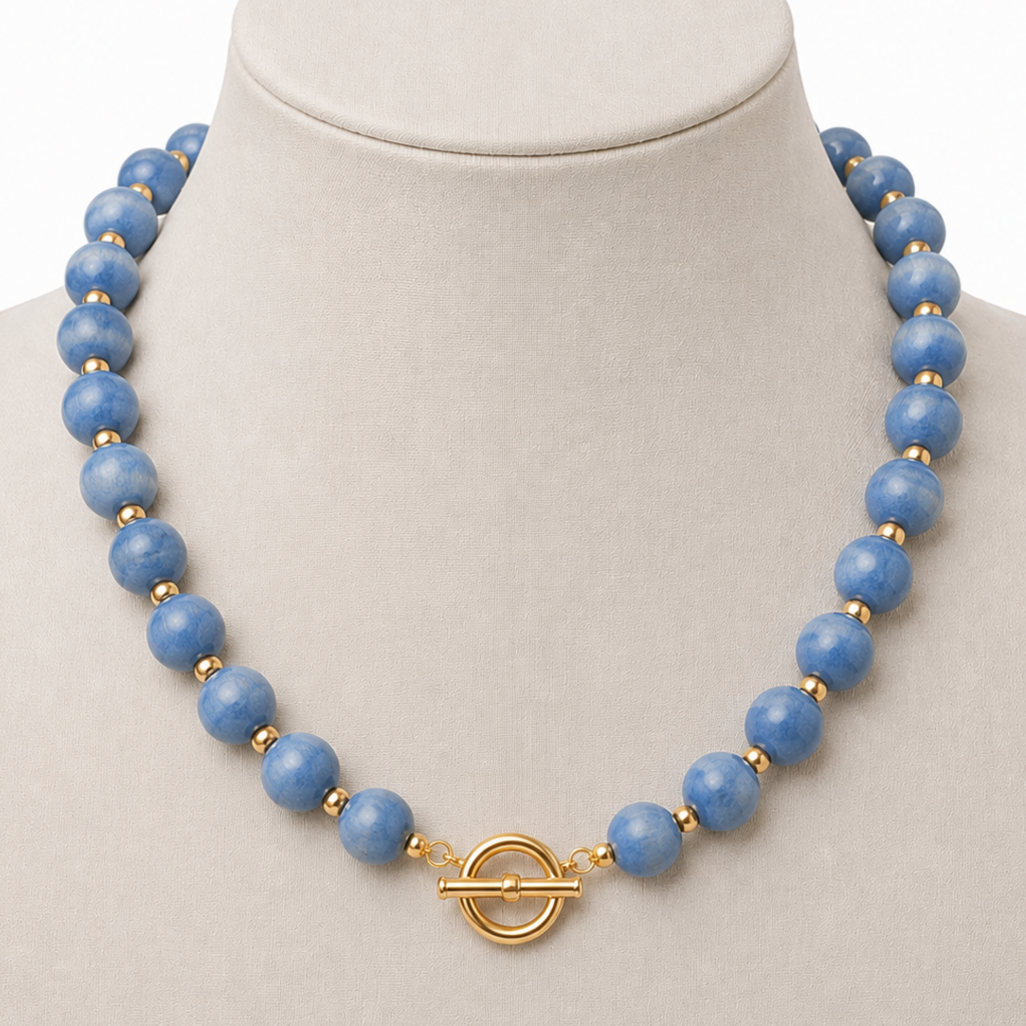 Coastal Strand Necklace | Single - Harbor Blue