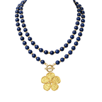Coastal Strand Necklace | Double - Atlantic Navy