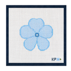 Blue Hydrangea Beginner Needlepoint Kit | Coastal Bloom Collection