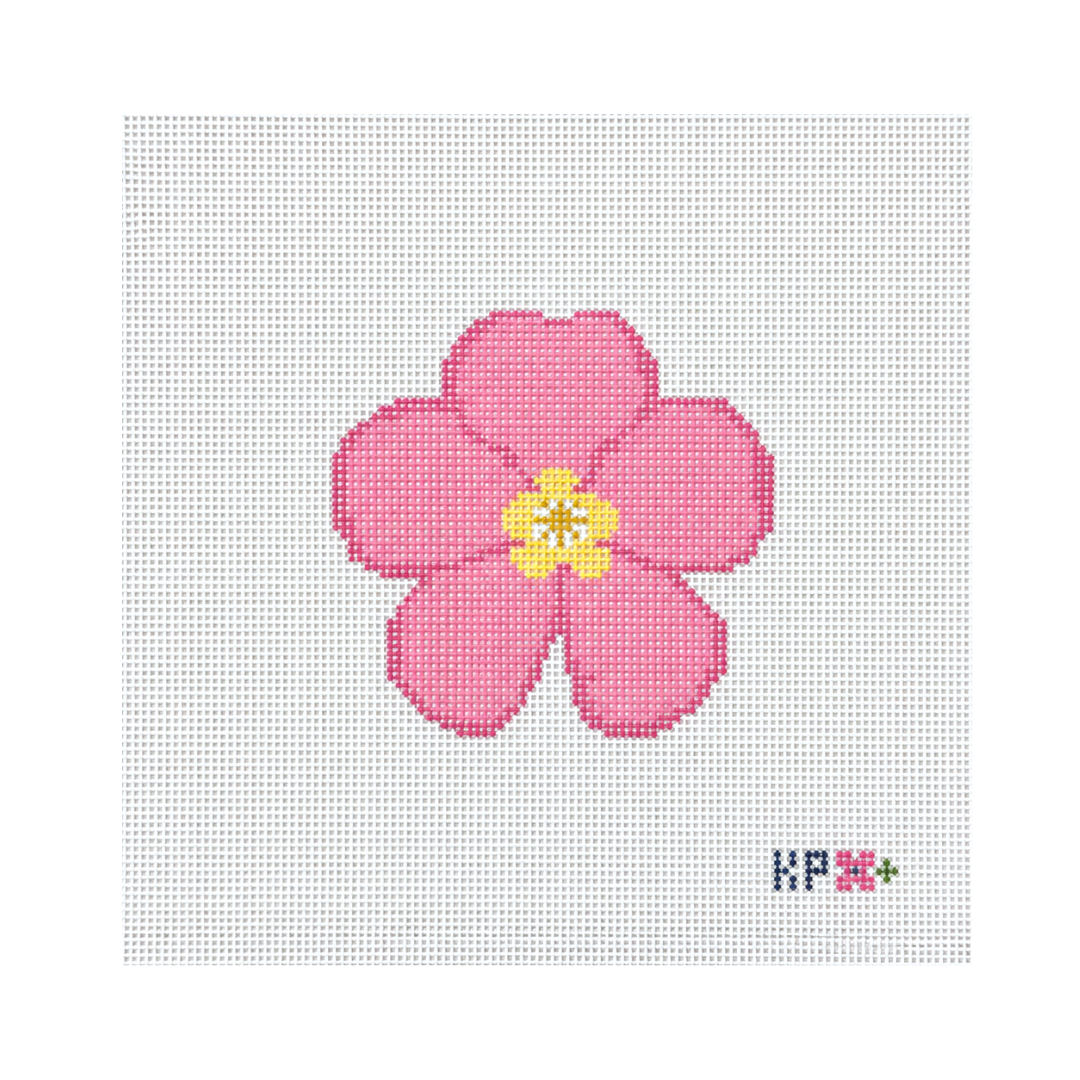 Sconset Rose Beginner Needlepoint Kit | Coastal Bloom Collection