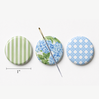 Blue Hydrangea Beginner Needlepoint Kit | Coastal Bloom Collection