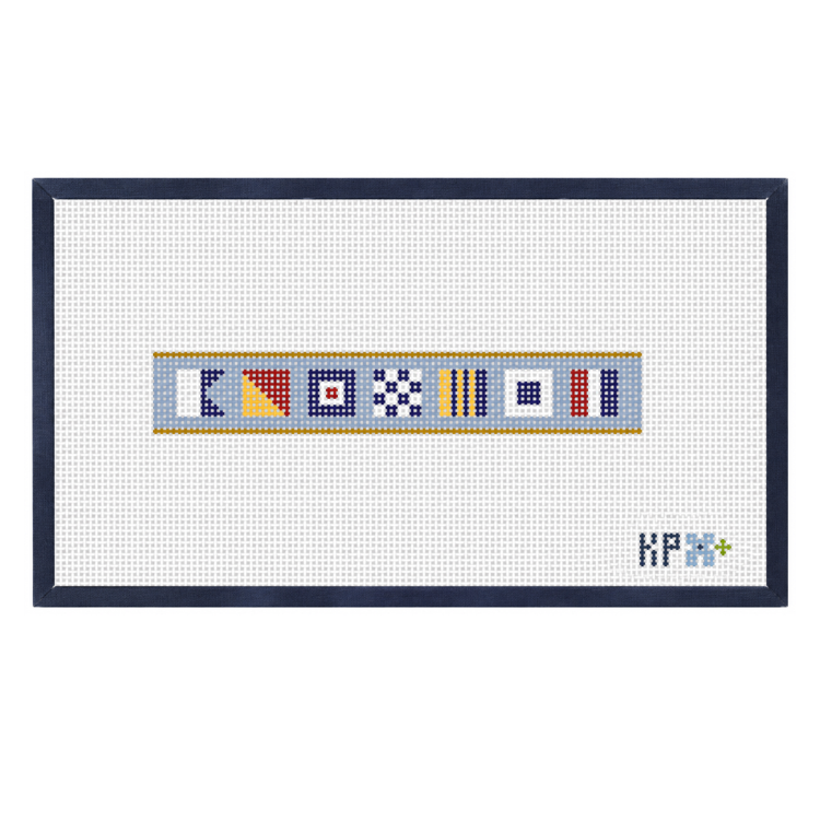 Coastal Cuff Needlepoint Kit | Newport Regatta