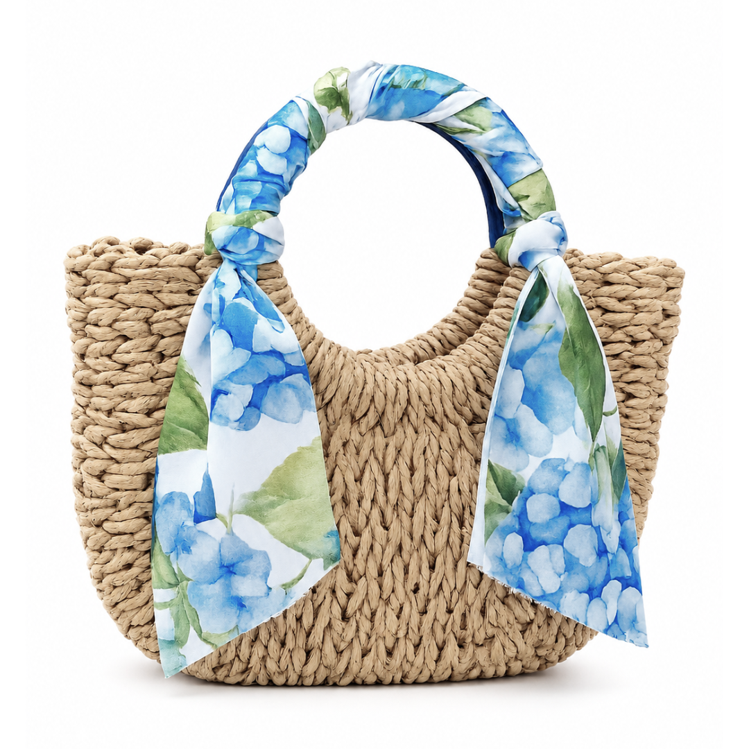 Mini Garden Tote - Hydrangea Blue