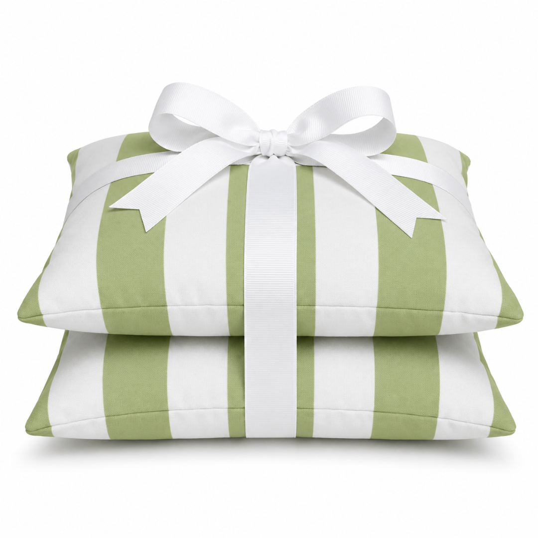 Garden Stripe Pillow Set