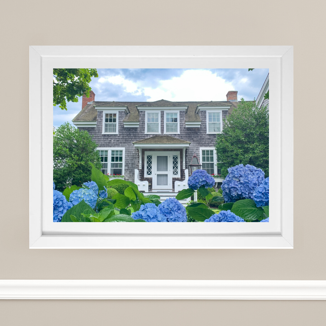 Edgartown Hydrangea Collection Prints - Walk on Water Street
