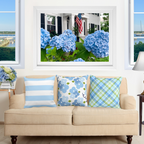 Edgartown Hydrangea Collection Prints - Blue Salute