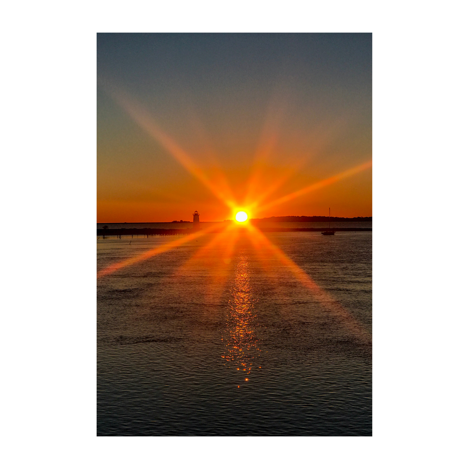 Sunrise at Edgartown Light 2