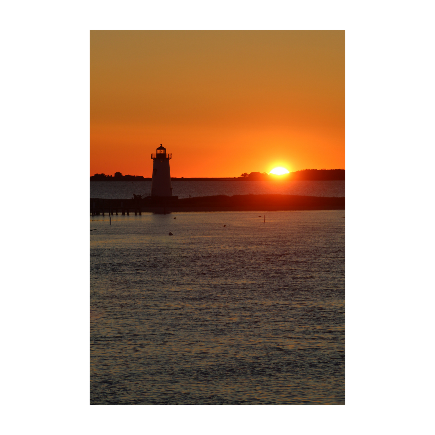 Sunrise at Edgartown Light