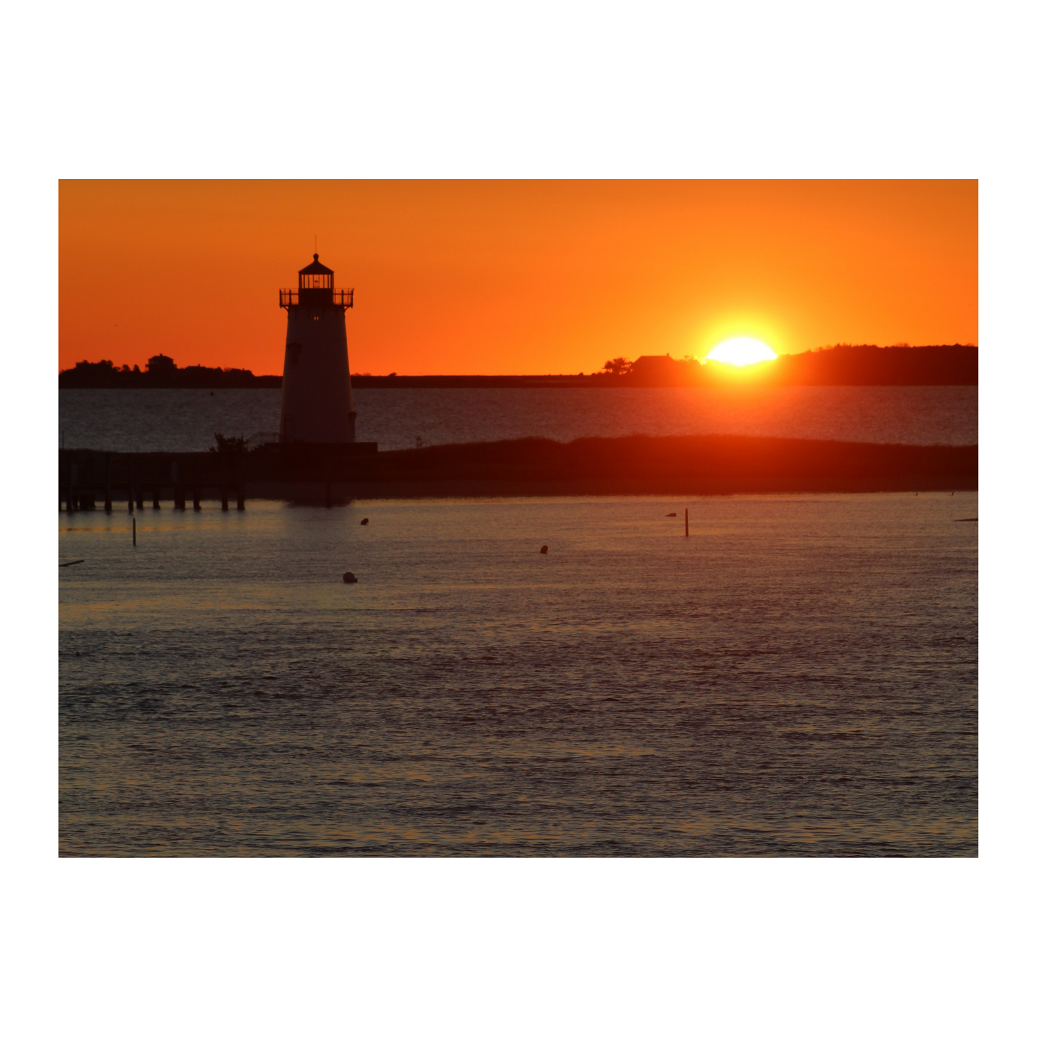 Sunrise at Edgartown Light