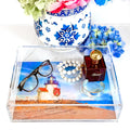 Nantucket Stroll Lucite Tray