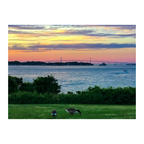 Newport Bridge Sunset