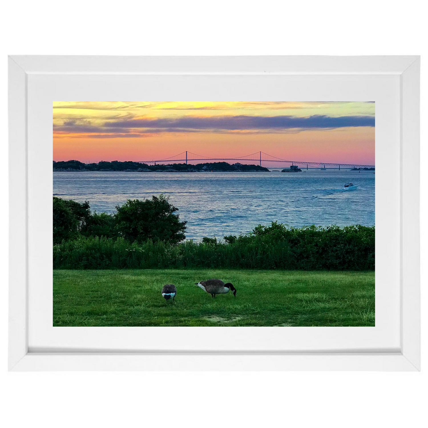 Newport Bridge Sunset