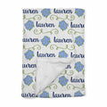 Personalized Baby Blanket | Sconset Blue