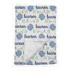 Personalized Baby Blanket | Sconset Blue