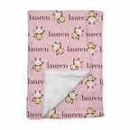 Personalized Baby Blanket | Monkey Moo Sue