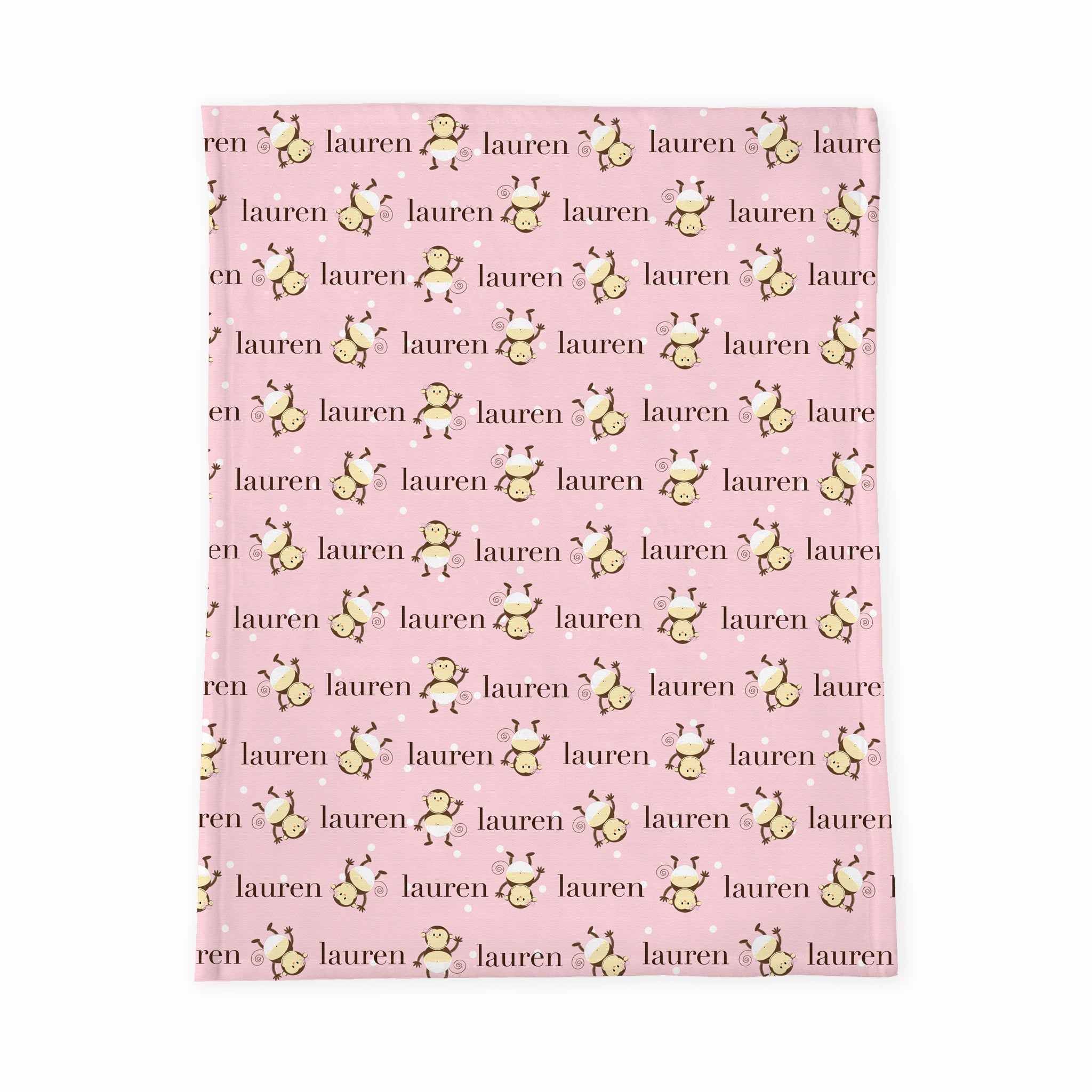 Personalized Baby Blanket | Monkey Moo Sue