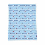 Personalized Baby Blanket | Regatta Blue