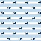 Personalized Baby Blanket | Whales Tale Blue