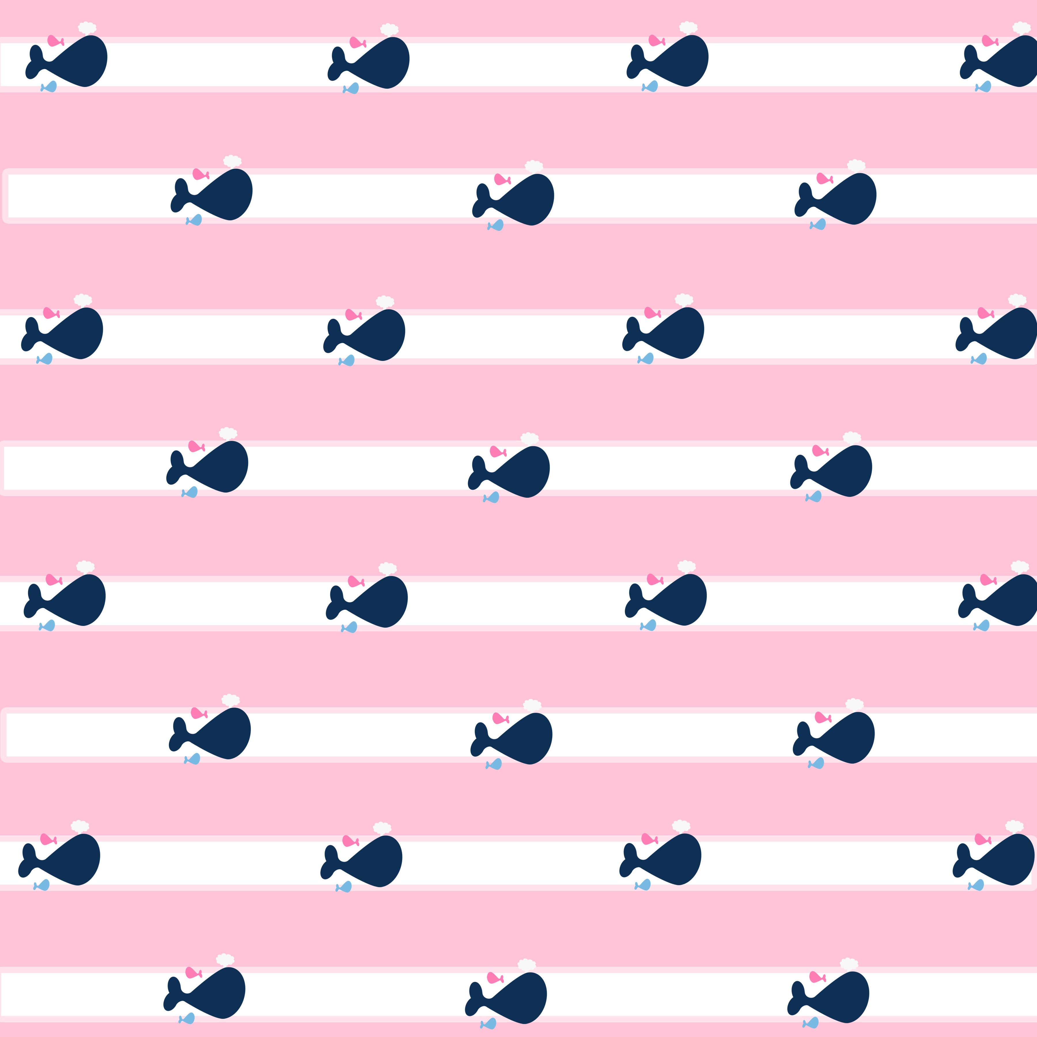 Personalized Baby Blanket | Whales Tale Pink
